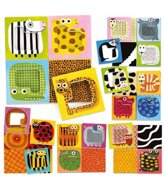 Headu Eşleştirme Puzzle Hayvan Renkleri ( Animal Colours )