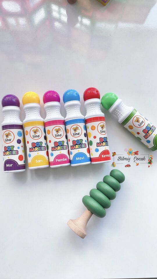 Lino Dot Markers 6’lı boya seti