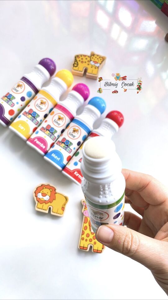 Lino Dot Markers 6’lı boya seti