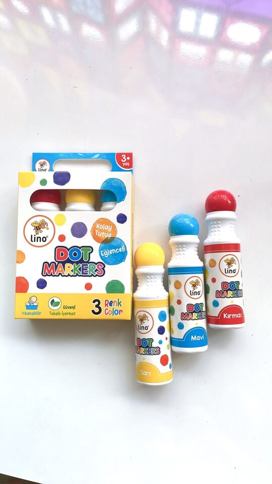Lino Dot Markers 3’lü boya seti