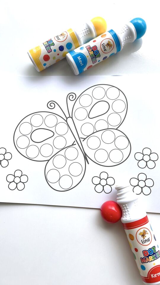 Lino Dot Markers 3’lü boya seti