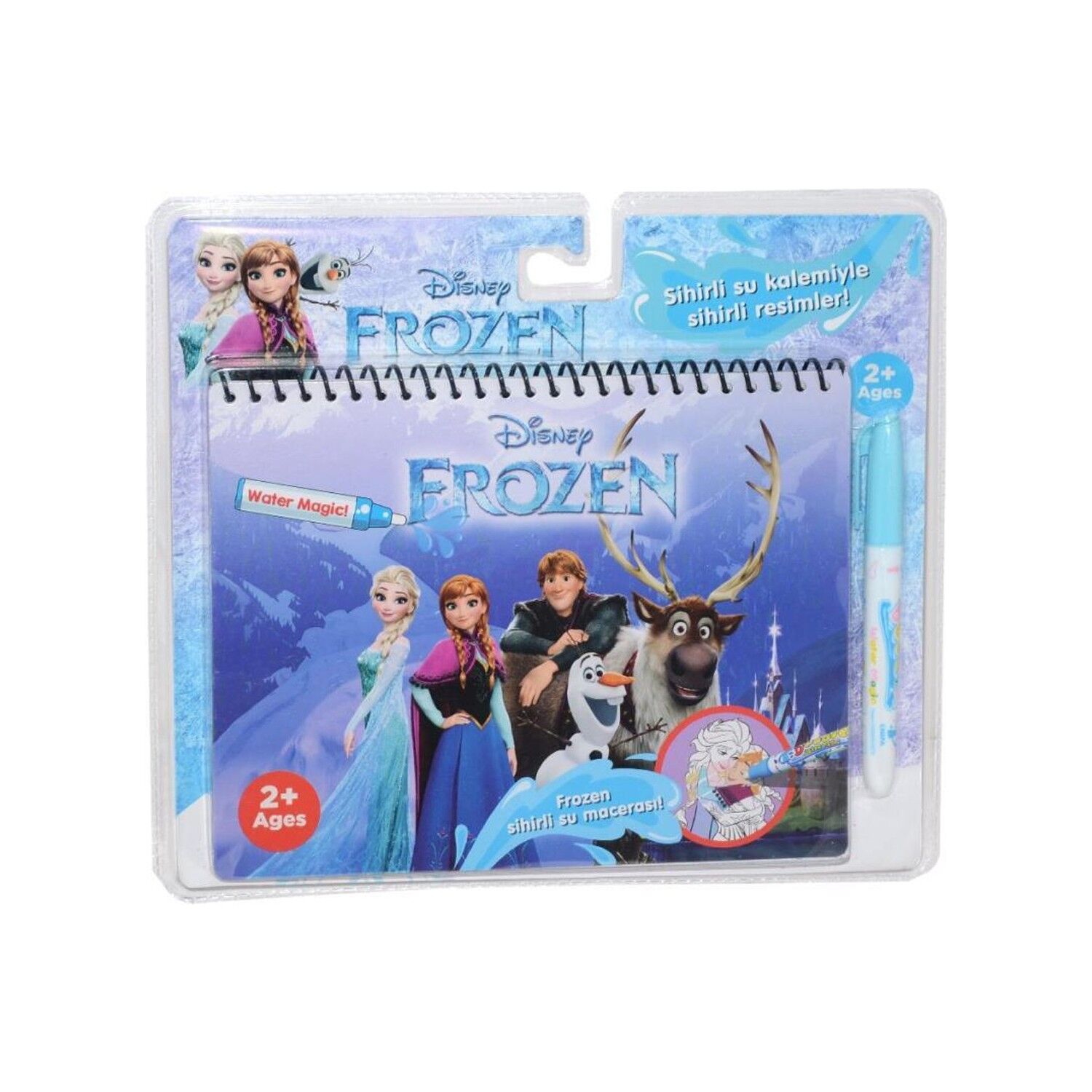 Lisanslı Disney Frozen Karlar Ülkesi Sihirli Özel Sulu Kalem İle Boyama Kitabı