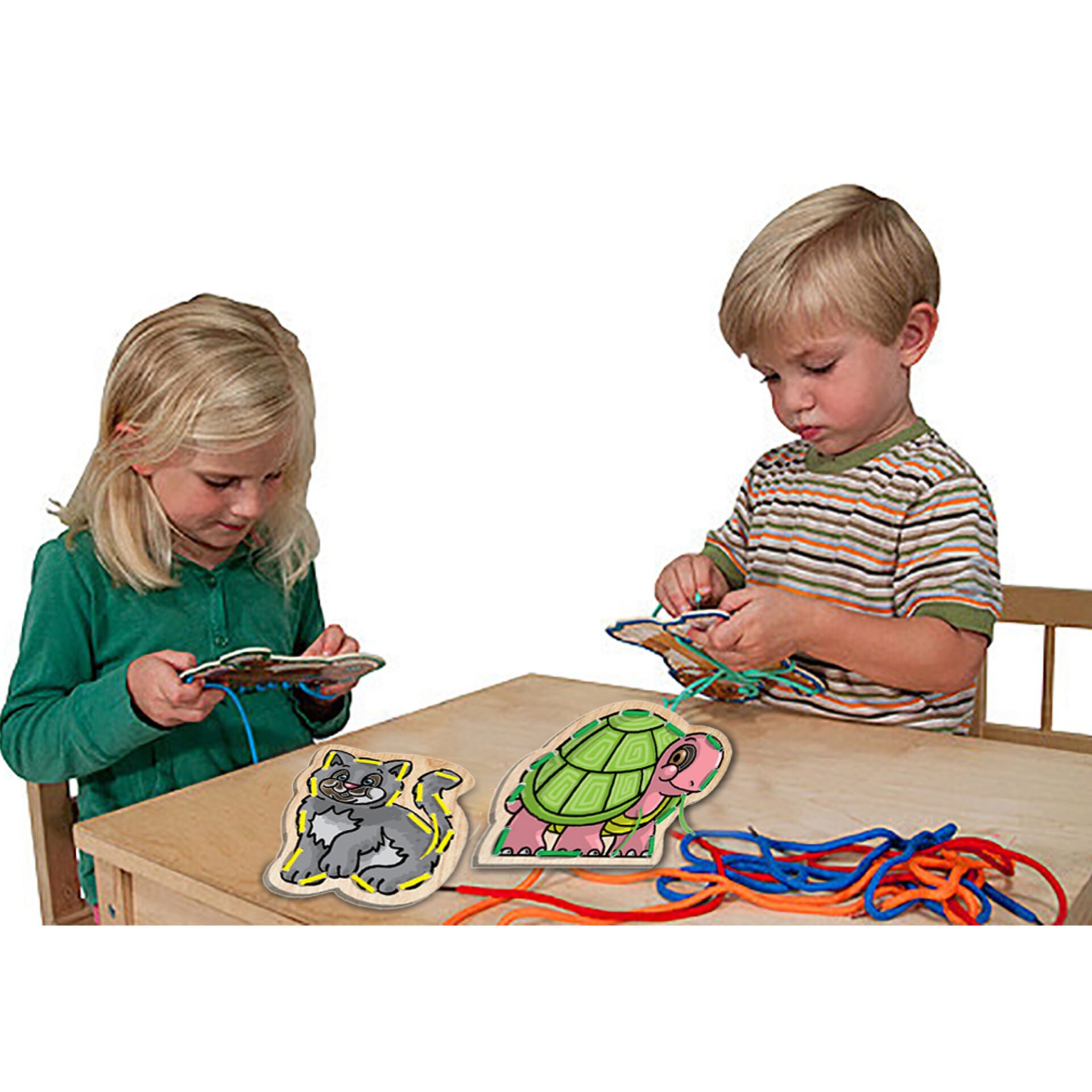 Ahşap İp Geçirme Evcil Hayvanlar İpli ahşaplar