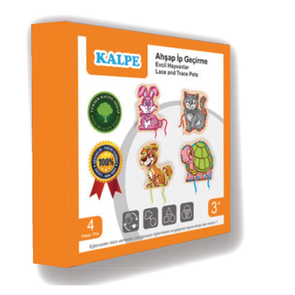 Ahşap İp Geçirme Evcil Hayvanlar İpli ahşaplar