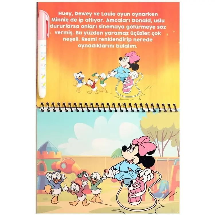 Sihirli Boyama Minnie Mouse Kitabı