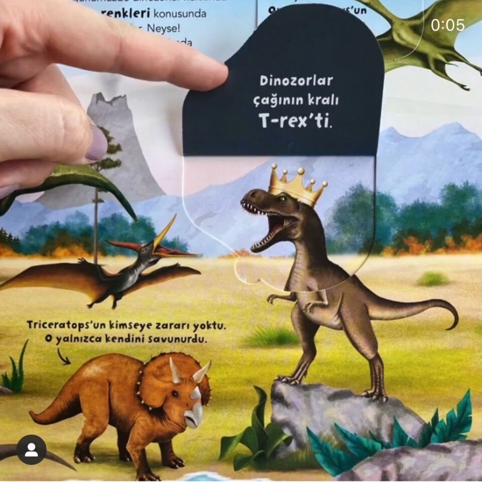 Ne Sorsan Bilir Minik – Benim İlk Dinozorlar Kitabım