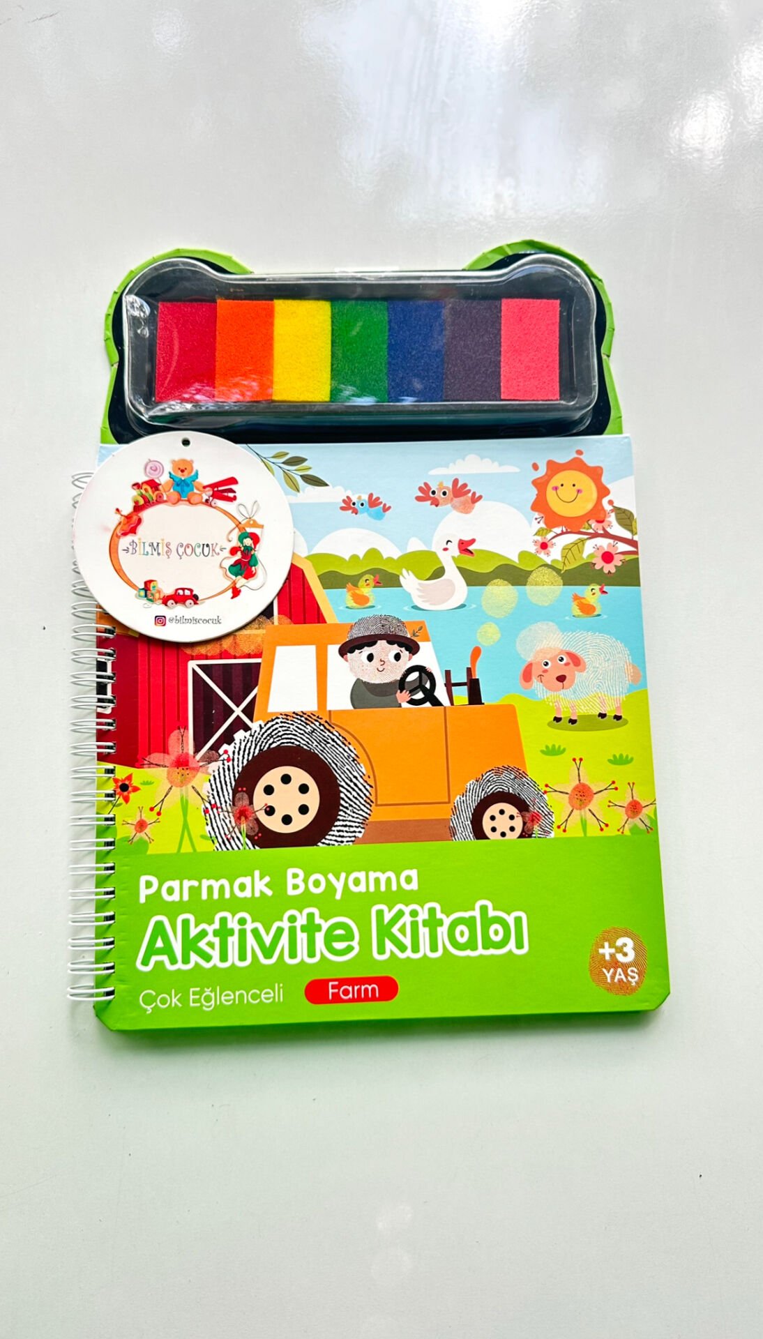 Parmak Boyama Aktivite Kitabı Çiftlik