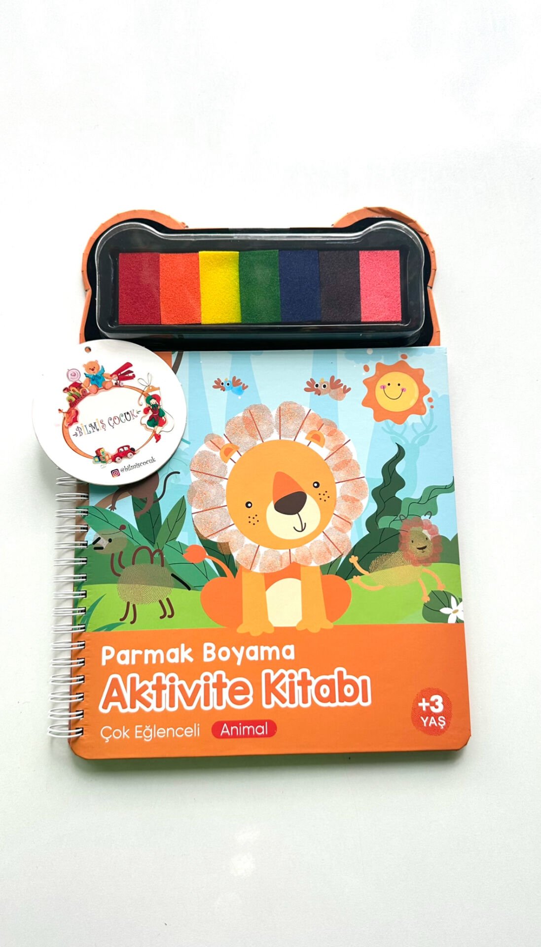 Parmak Boyama Aktivite Kitabı Hayvanlar