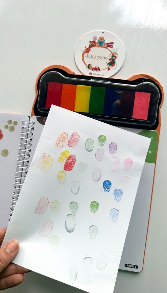 Parmak Boyama Aktivite Kitabı Hayvanlar