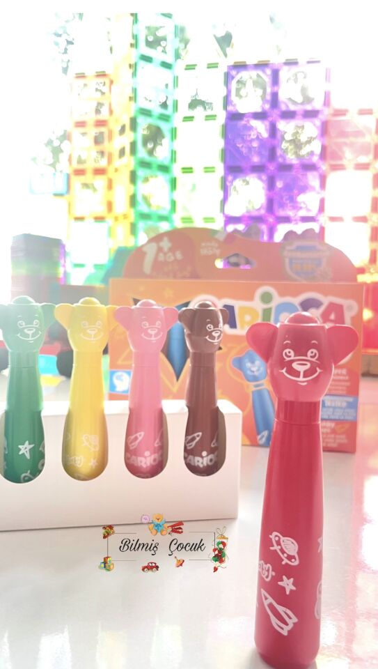 Carioca Jumbo Bebek Süper Yıkanabilir Keçeli Boya Kalemi 6’lı (Yeni)