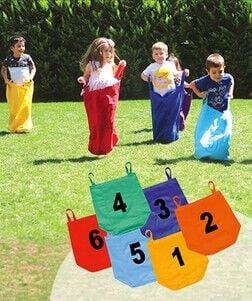 Çuval Oyunu (6 Çuval Taşıma Torbalı) Denge Aktivite Oyunu