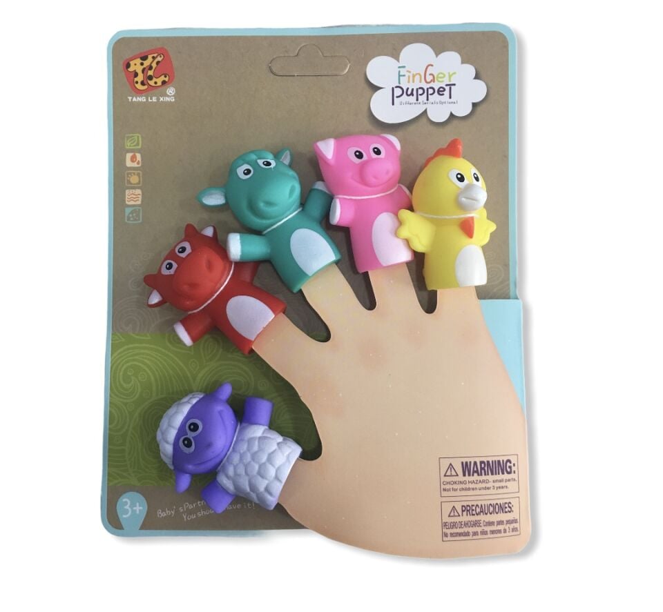 Parmak Kukla Renkli Çiftlik