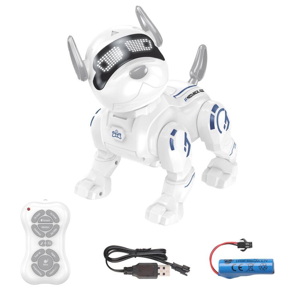 Uzaktan Kumandalı Full Fonksiyonlu Işıklı ve Sesli Akıllı Köpek