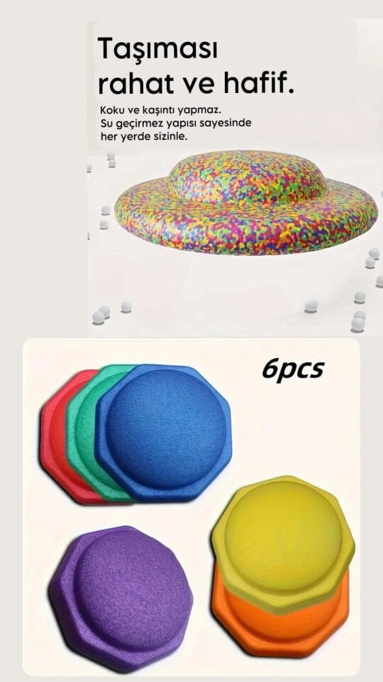 Çocuk Denge & Adım Taşı Stepping Stone Seti