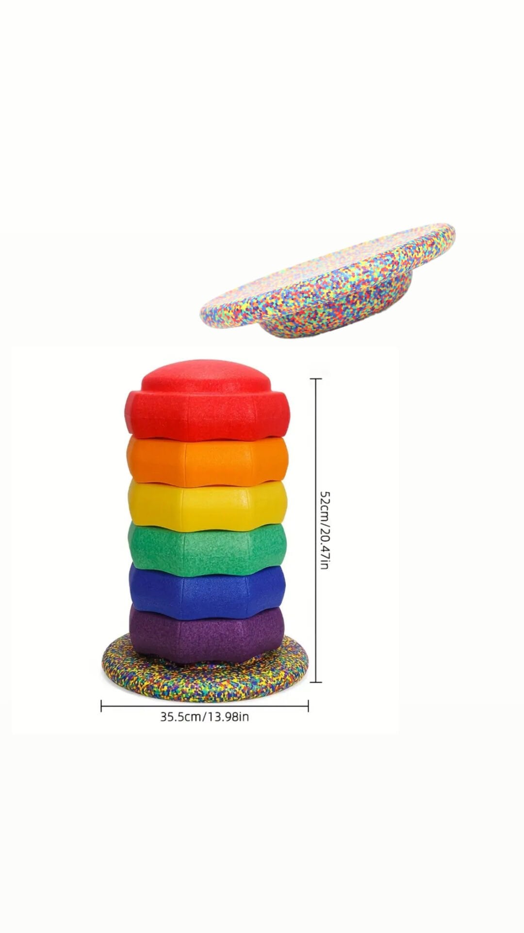 Çocuk Denge ve Adım Taşları Stepping Stone Seti