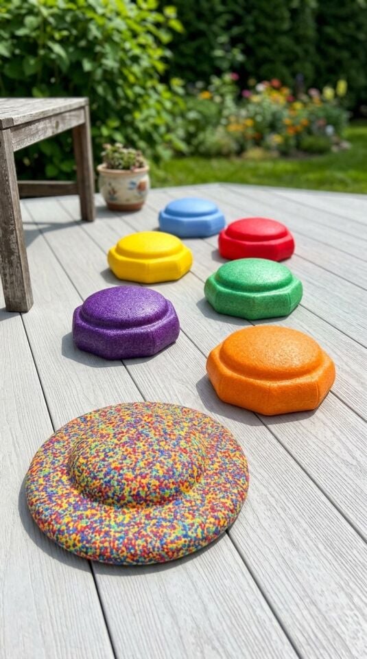 Çocuk Denge ve Adım Taşları Stepping Stone Seti