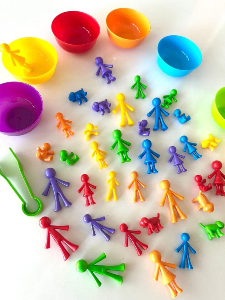 Montessori Eğitici Eğlenceli Aile Aktarım Seti 44 Parça