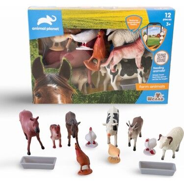 Oyuncak Çiftlik Hayvan Seti 10 Parça Kutulu
