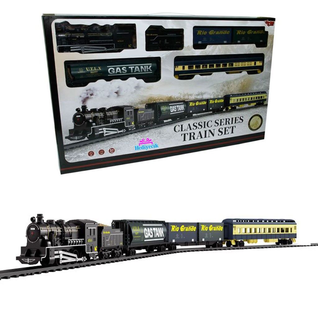 Işıklı ve Sesli 33 Parça Classic Tren