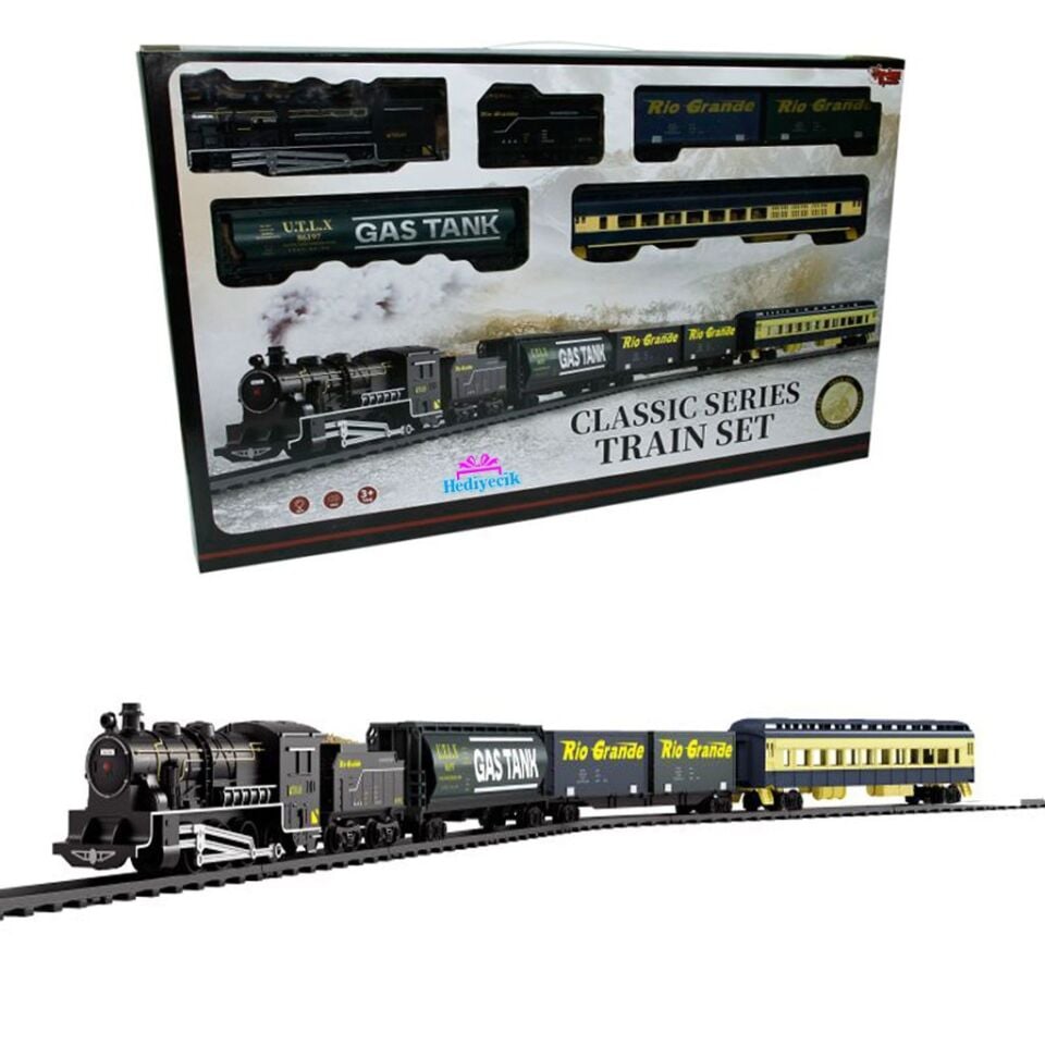 Işıklı ve Sesli 33 Parça Classic Tren