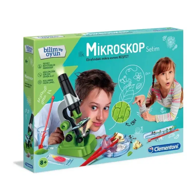 Bilim Ve Oyun – İlk Mikroskop Setim