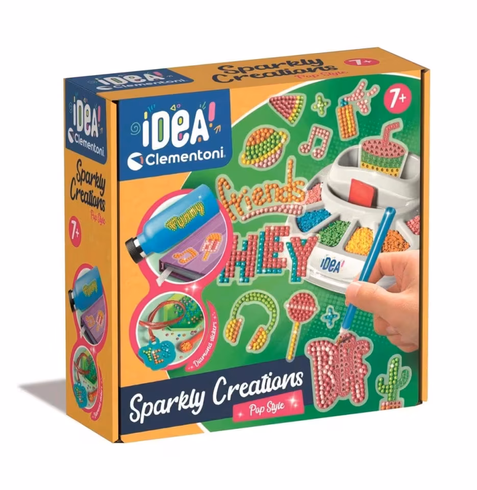 Clementoni Sparkly Creations Pop Style Işıltılı Sticker Tasarım Seti