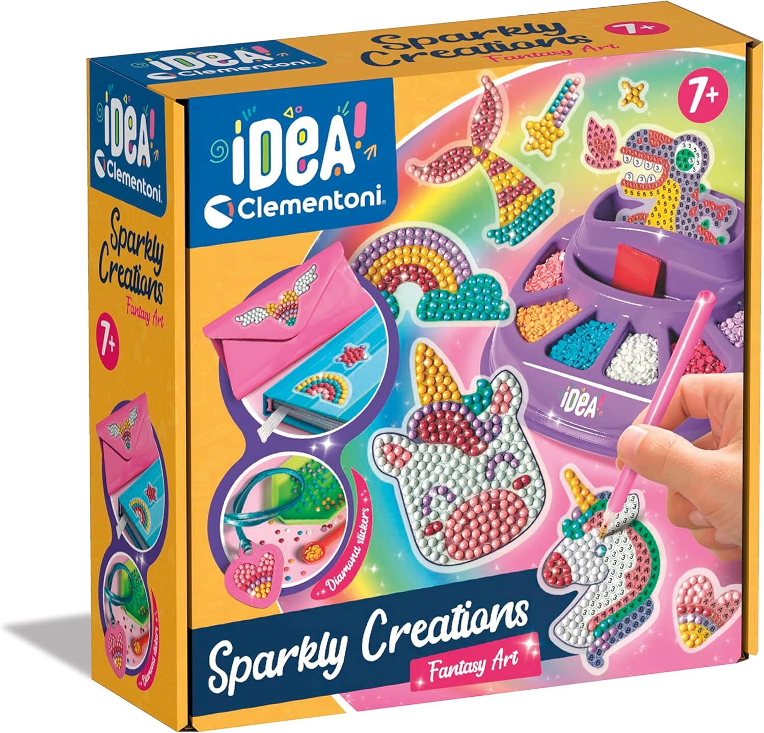 Clementoni Idea Işıltılı Tasarım Seti Fantastik Sanat Seti