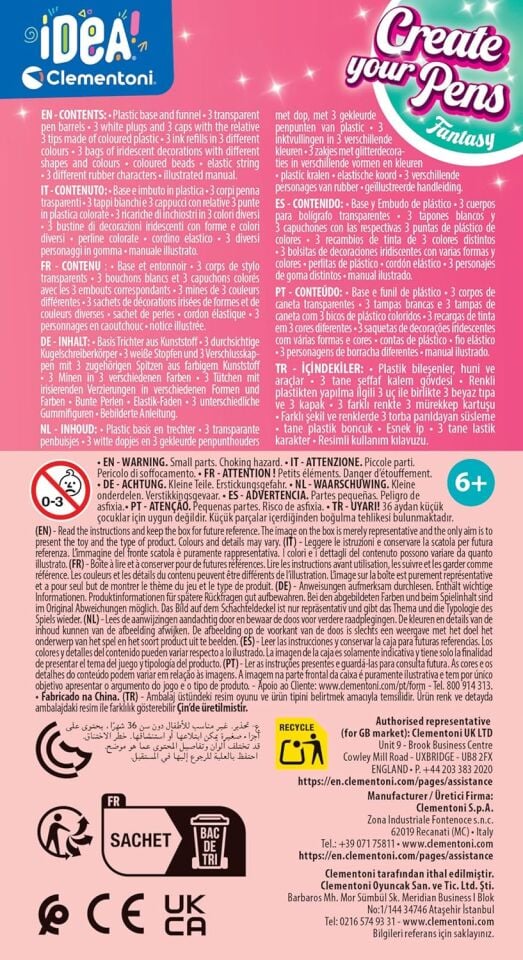 Clementoni Idea Mini Kalem Laboratuvarı Fantastik