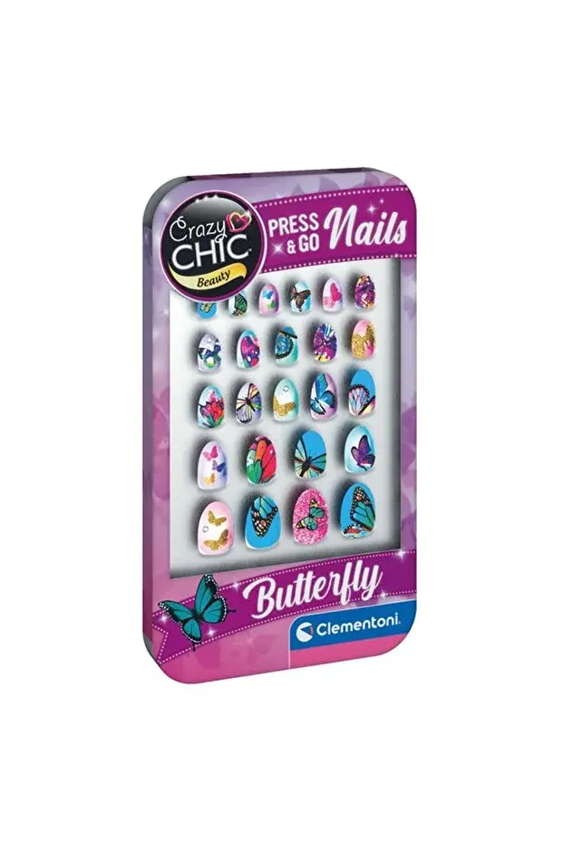 Crazy Chic Tak-Çık Tırnaklar - Kelebek Etkisi