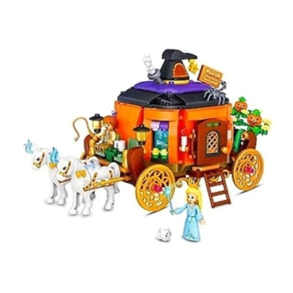 LOZ Kabak Arabası 839 Parça Mini Block Yapım Seti Dekoratif Araç Oyuncak