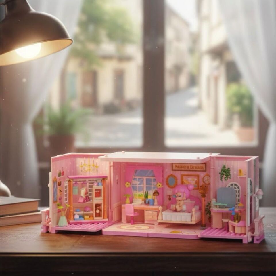 JAKİ NANCİ KÜÇÜK PRENSES YATAK ODASI 247 PARÇA BLOCK OYUNCAK