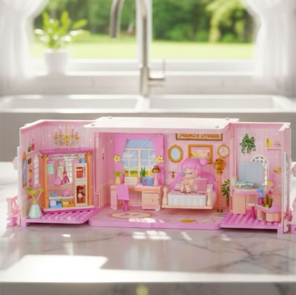 JAKİ NANCİ KÜÇÜK PRENSES YATAK ODASI 247 PARÇA BLOCK OYUNCAK