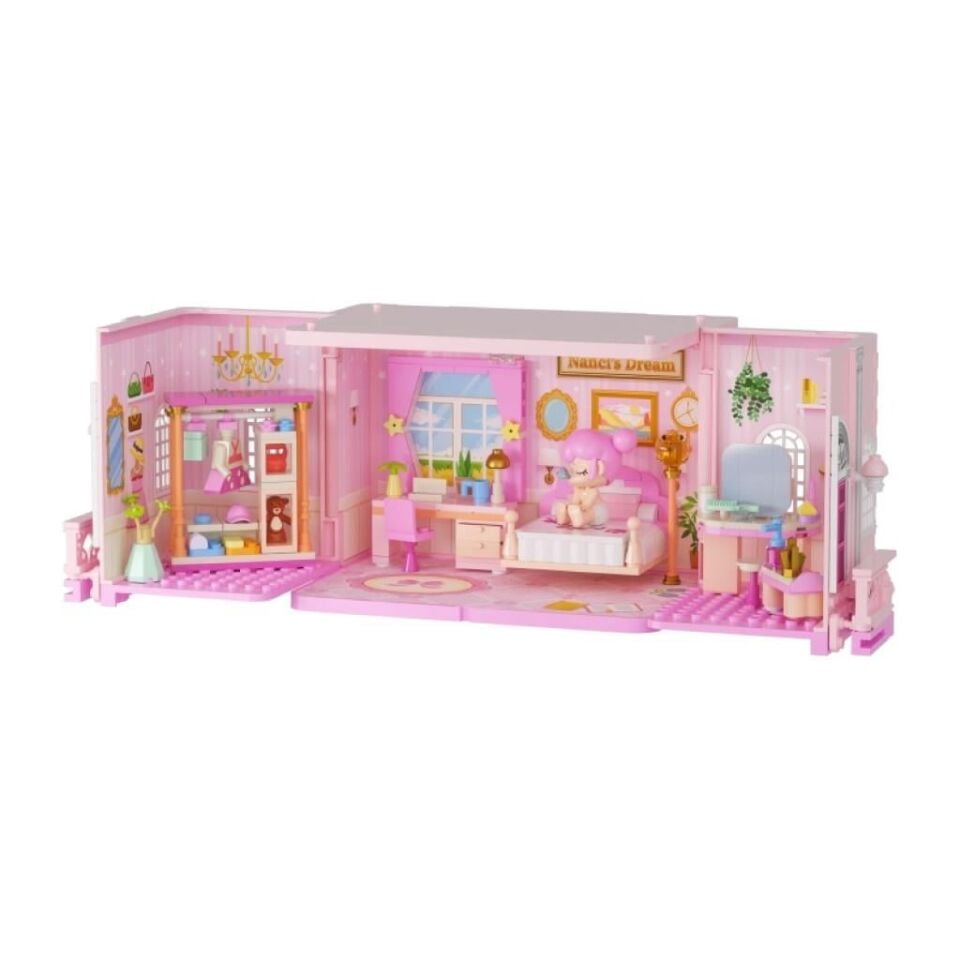 JAKİ NANCİ KÜÇÜK PRENSES YATAK ODASI 247 PARÇA BLOCK OYUNCAK