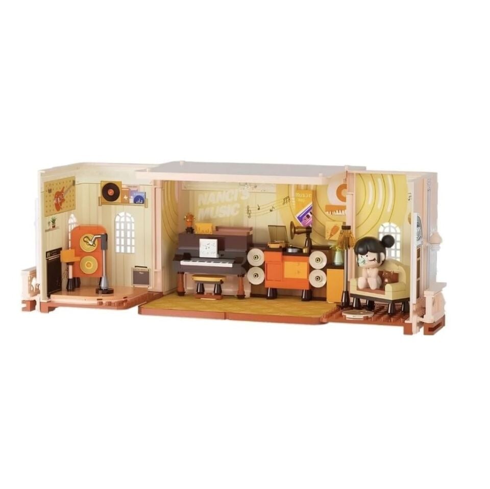 JAKİ NANCİ Büyük Yıldız Müzik Odası 256 Parça Block Oyuncak