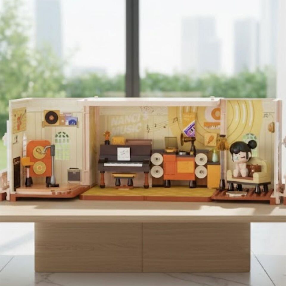 JAKİ NANCİ Büyük Yıldız Müzik Odası 256 Parça Block Oyuncak