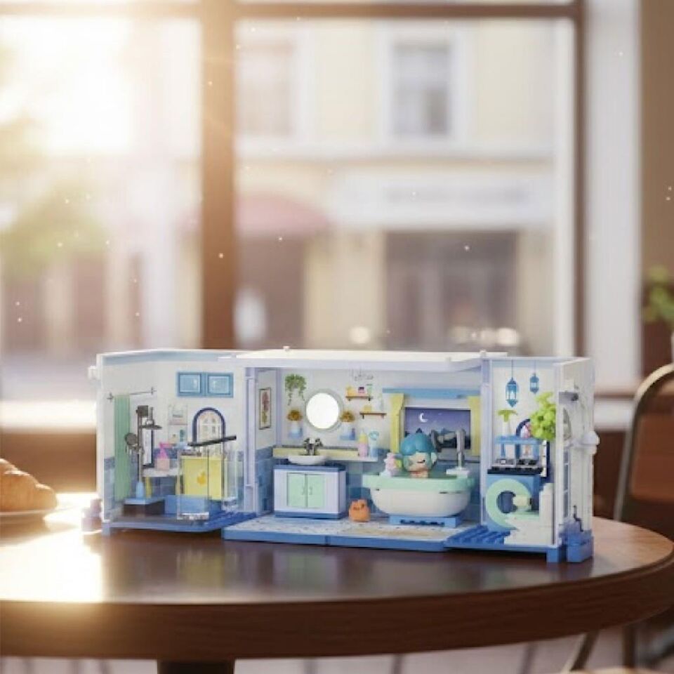 JAKİ NANCİ Banyo / Duş Modeli 235 Parça Block Oyuncak