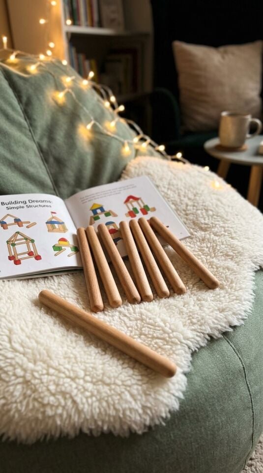 Ahşap Ritim Çubuğu 8’li Set