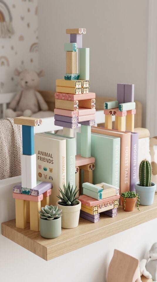 Wobble Tower Eğitici Ahşap Denge ve Zeka Oyunu (Montessori Uyumlu)