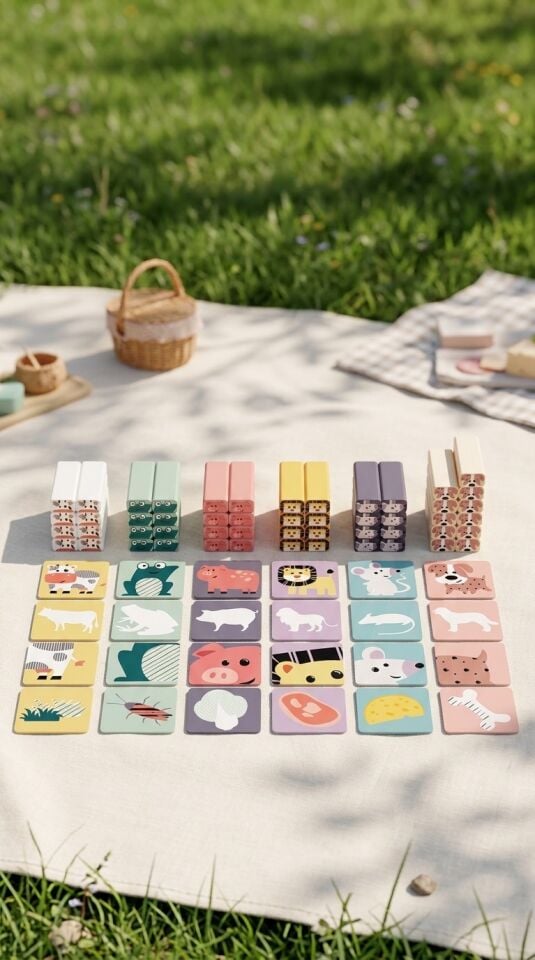 Wobble Tower Eğitici Ahşap Denge ve Zeka Oyunu (Montessori Uyumlu)
