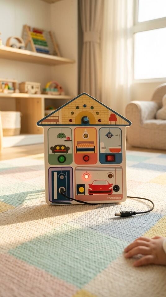 Ahşap Eğitici Elektrik Tahtası