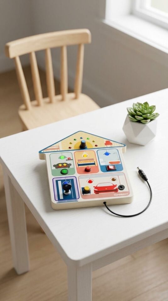 Ahşap Eğitici Elektrik Tahtası