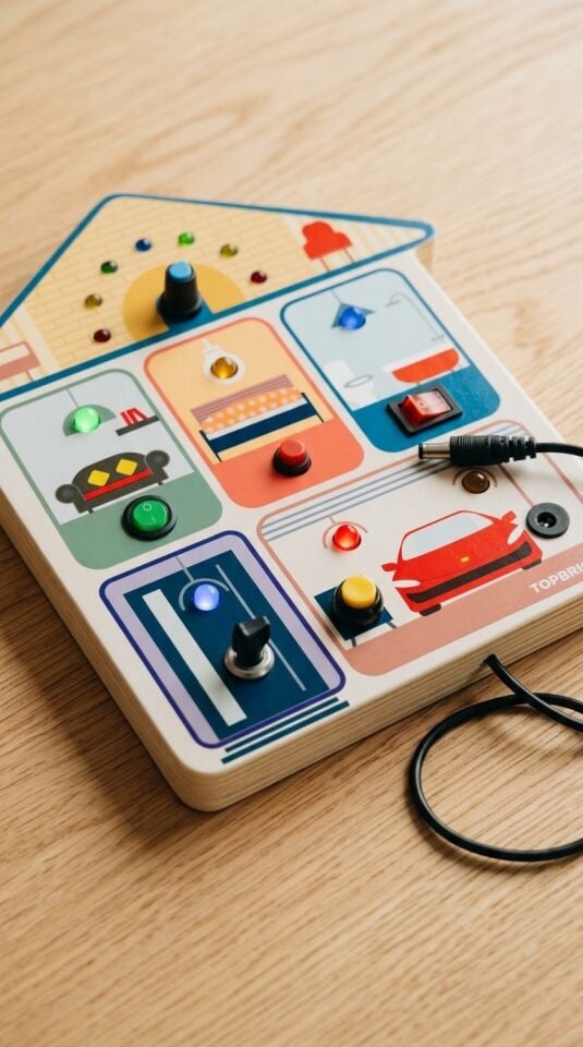 Ahşap Eğitici Elektrik Tahtası