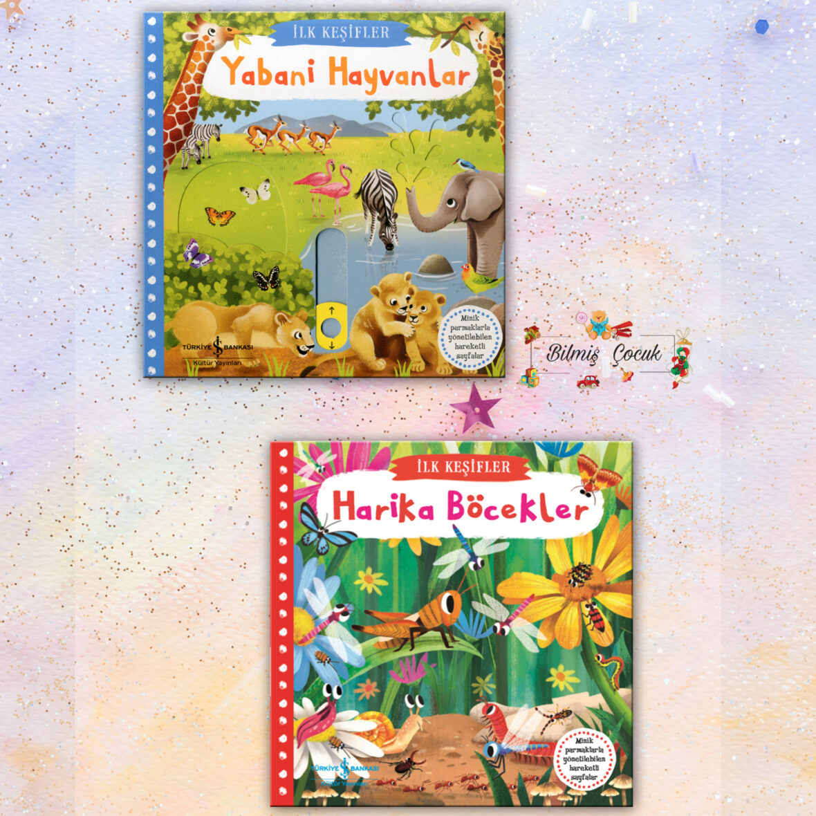 Hareketli Kitaplar 2’Li ( Yabani Hayvanlar Harika