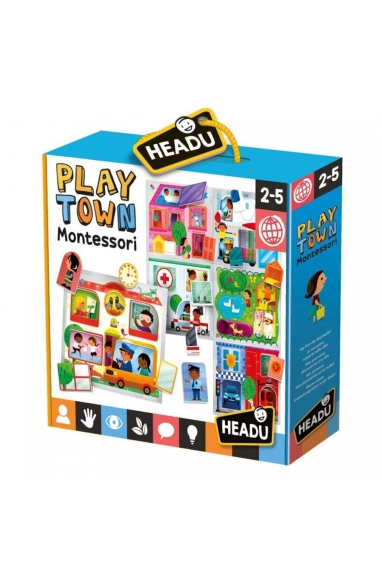 Puzzle Montessori Oyun Kasabası Puzzle ( Play Town )