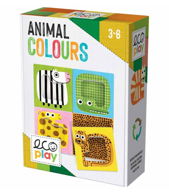 Headu Eşleştirme Puzzle Hayvan Renkleri ( Animal Colours )