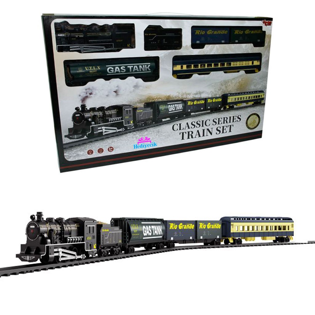 Işıklı ve Sesli 33 Parça Classic Tren
